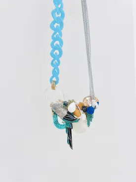 As You Say- Parrot Statement Necklace