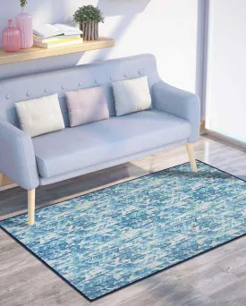 Abstract Washable Polyester Carpet | Multiple Colors | 6 X 4 Ft