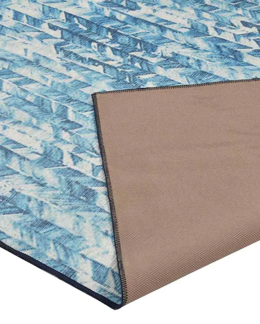 Abstract Washable Polyester Carpet | Multiple Colors | 6 X 4 Ft