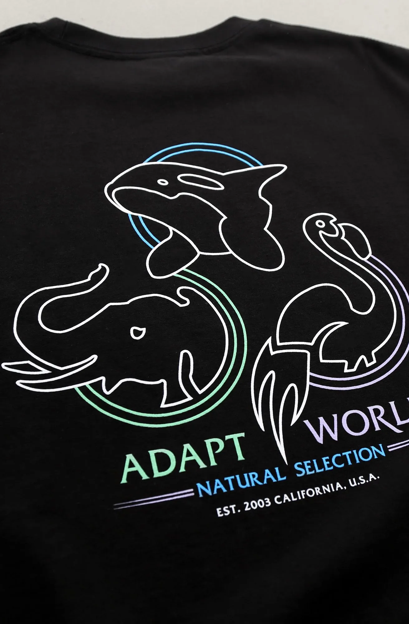 Adapt World (Men's Black Tee)