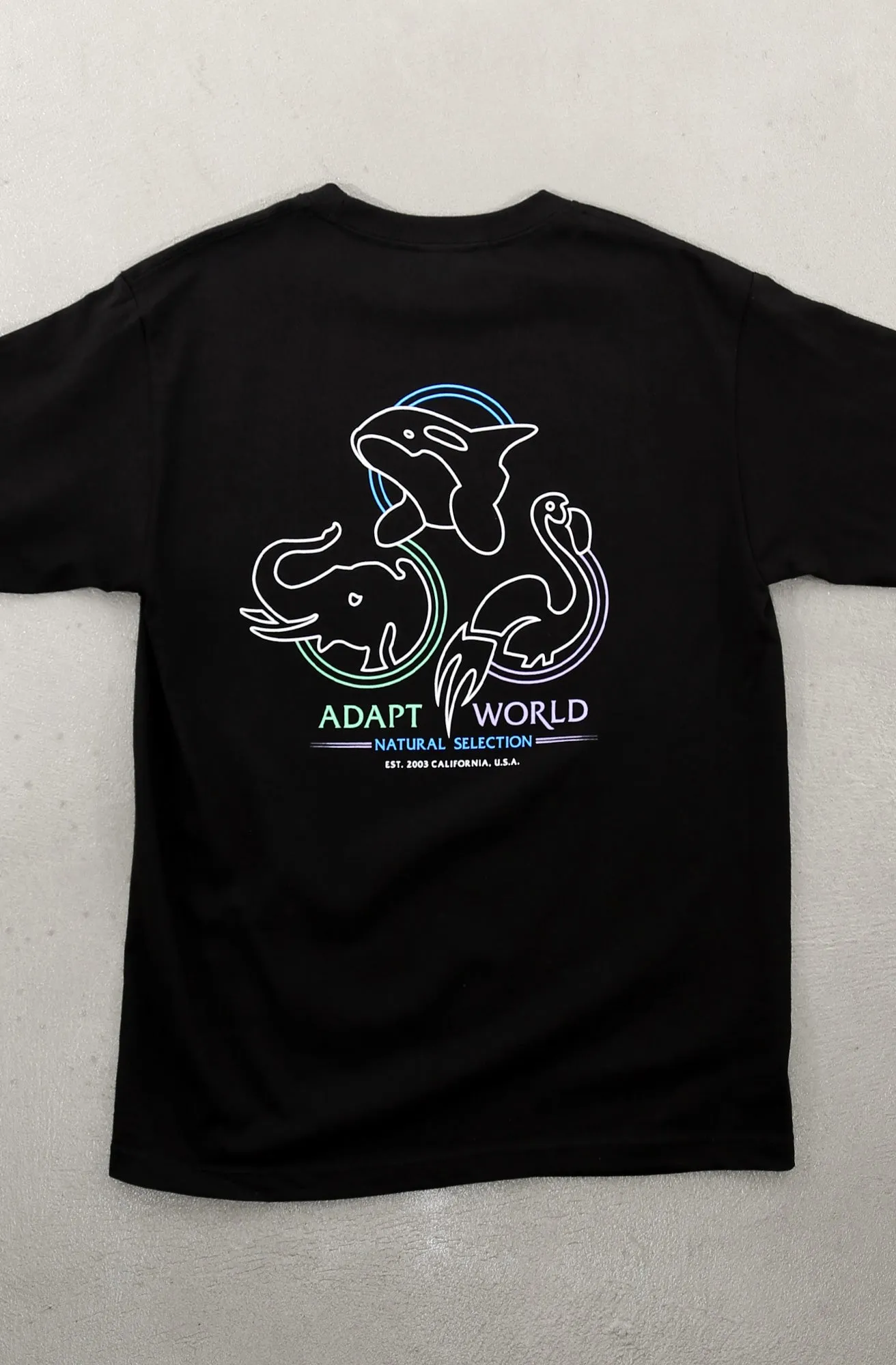 Adapt World (Men's Black Tee)