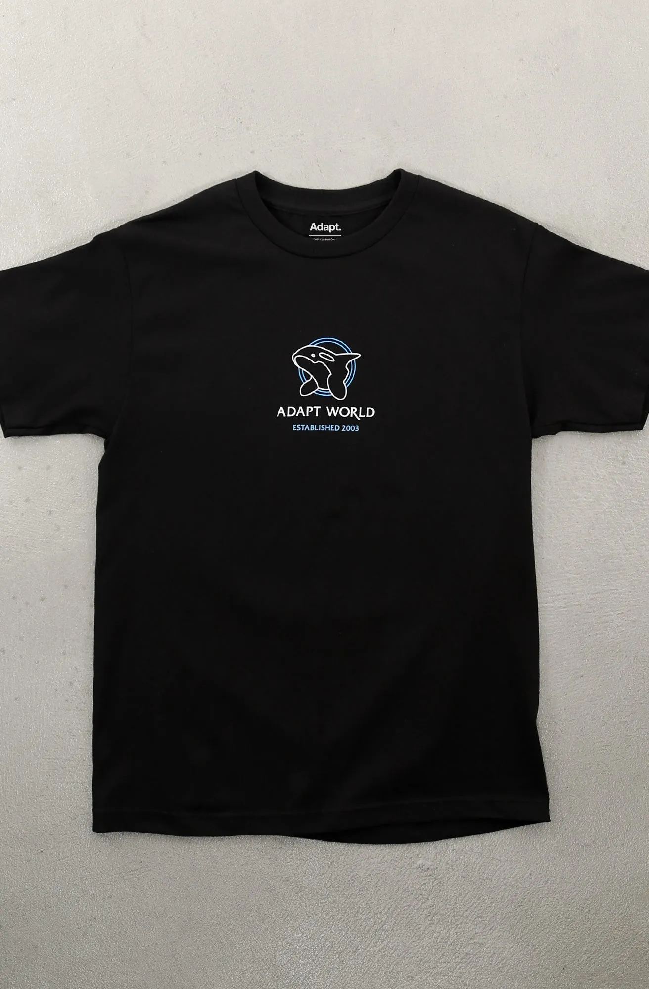 Adapt World (Men's Black Tee)