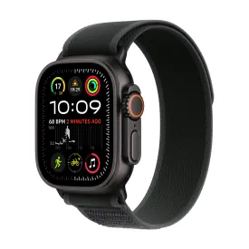 Apple Watch Ultra 2 GPS   Cellular 49mm Black Titanium Case with Black Trail Loop - S/M