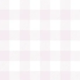 Baby Pink Check Wallpaper