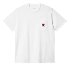 Carhartt WIP S/S Pocket Heart T-Shirt White