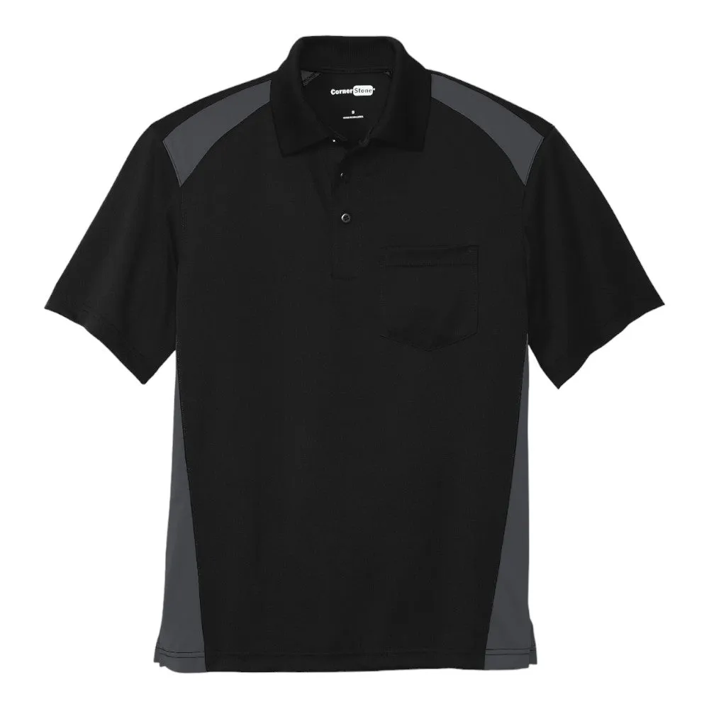 CornerStone Select Snag Proof Tipped Pocket Polo CS416