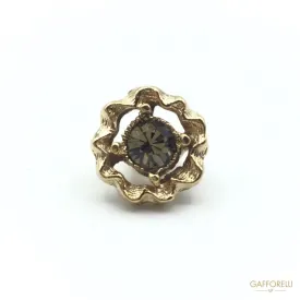 Decorated Buttons with Rhinestones - 5096 Gafforelli Srl