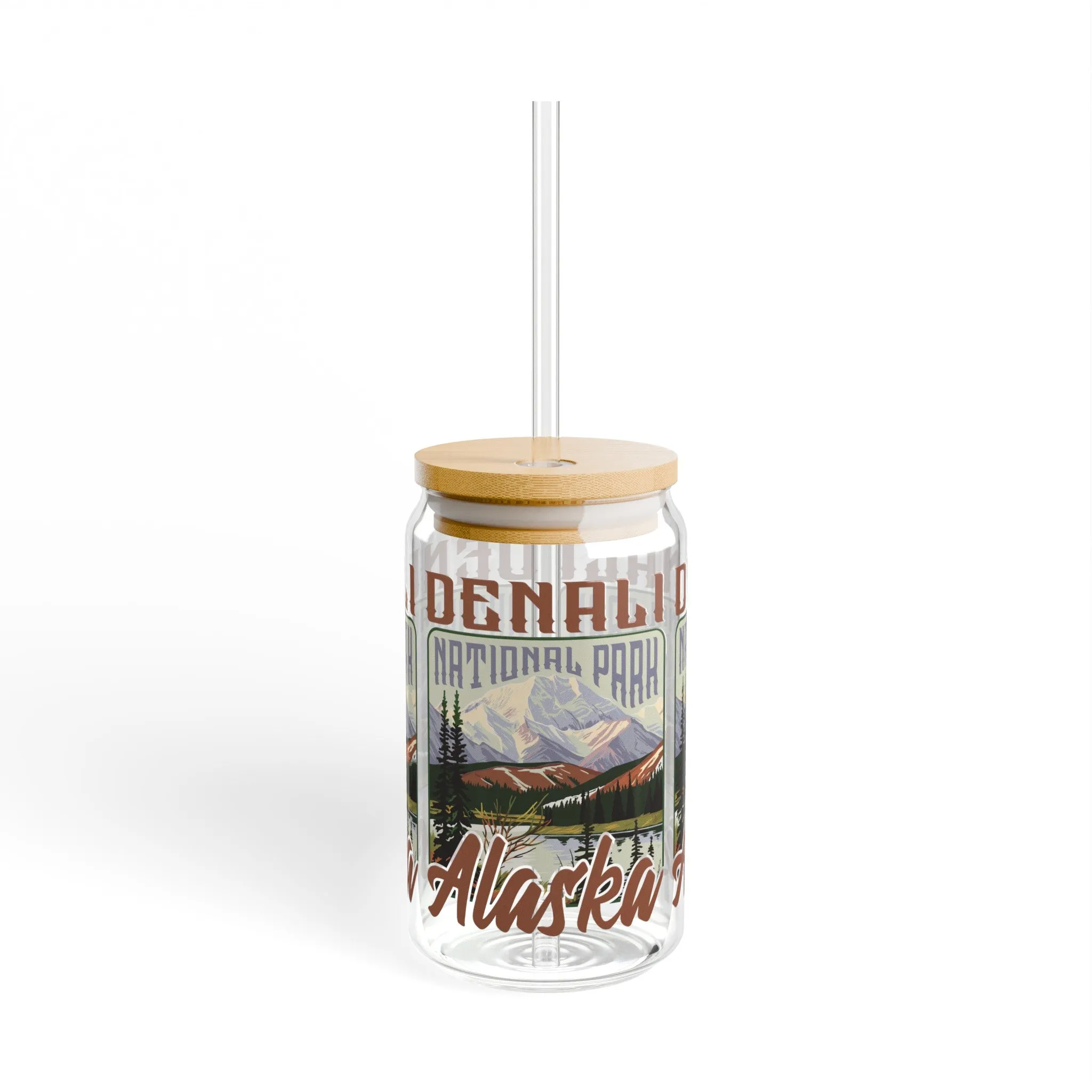 Denali National Park Alaska - Sipper Glass, 16oz