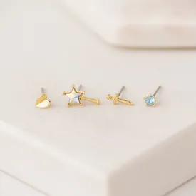 Happily Ever After Stud Earring Set