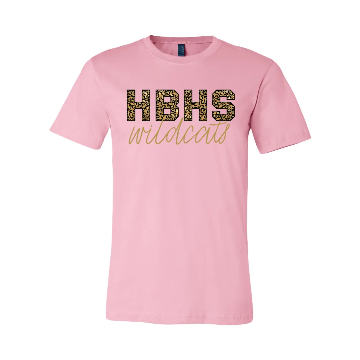 HBHS Wildcats Animal Print T-Shirt