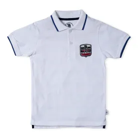 Polo Shirt With Contrast Tipping & Badge