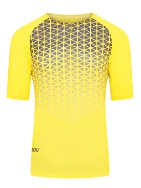 SRT SS 01 Run Short Sleeve T-Shirt - Yellow/Grey