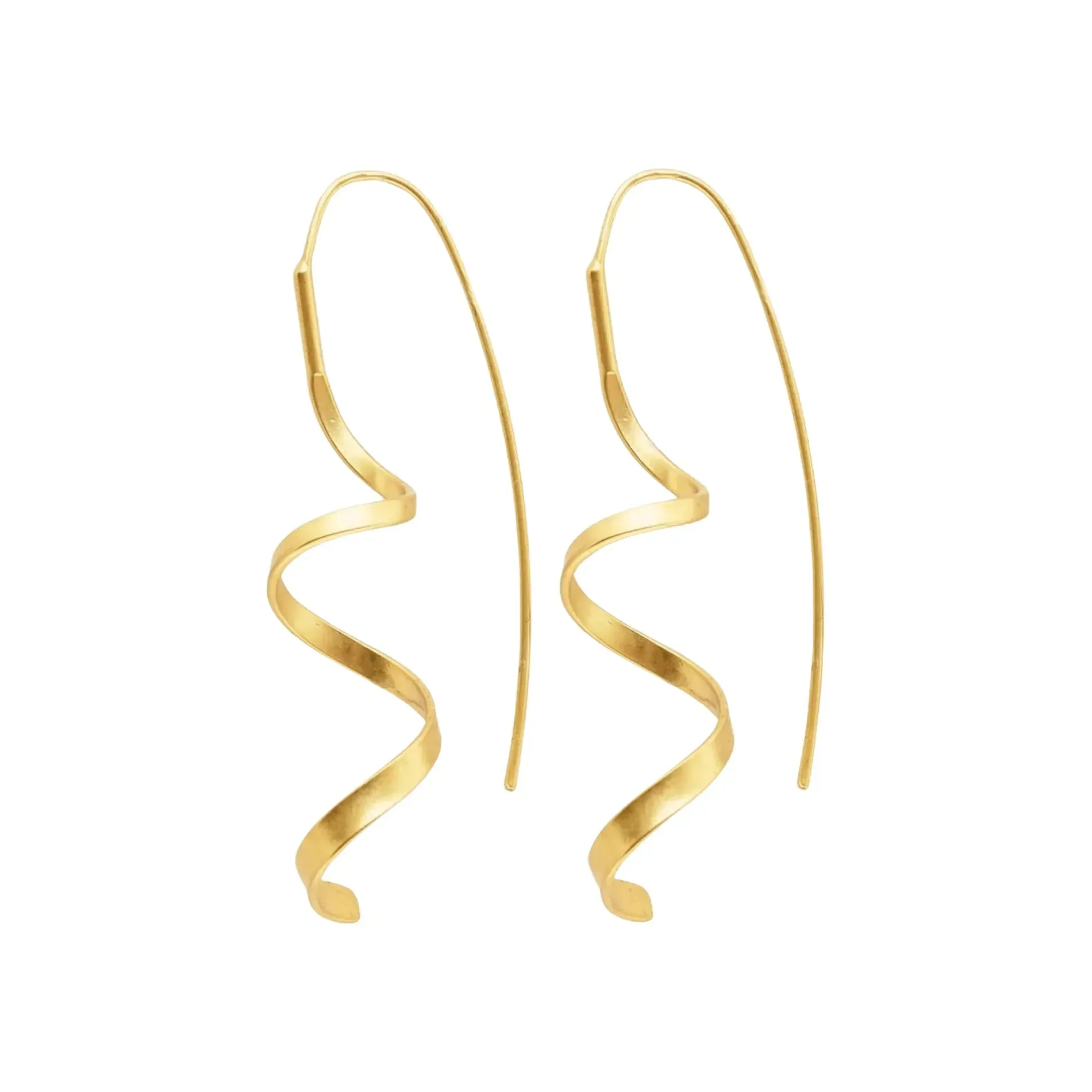 Tara Spinning Earring Gold Plating