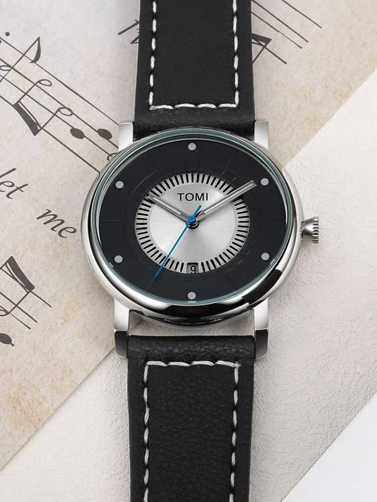 TOMI T-033 Men's Wrist Watch Date Quartz